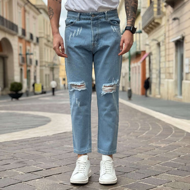 Jeans azzurro Garnacho regular fit - FLAG STORE